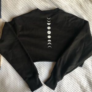 Yoga Crop Sweatshirt 🌙 Jessica Olie